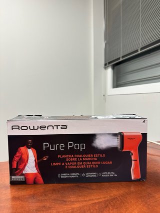 Cepillo Vapor Rowenta Pure Pop Naranja