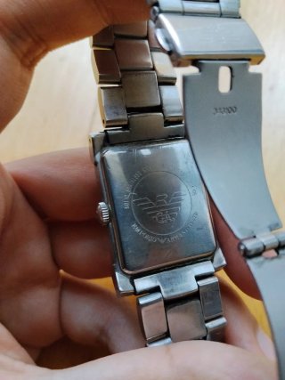 Reloj Emporio Armani Plata y Blanco