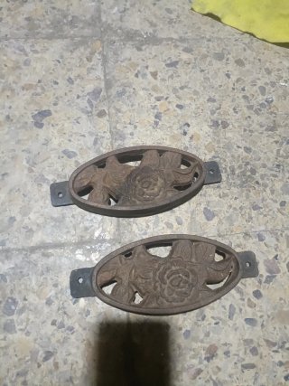 Lámparas antiguas de forja
