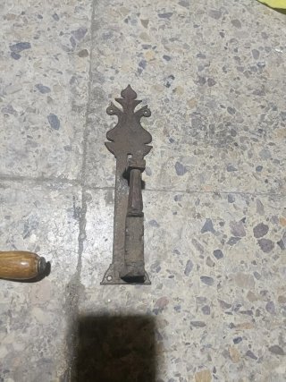 Lámparas antiguas de forja