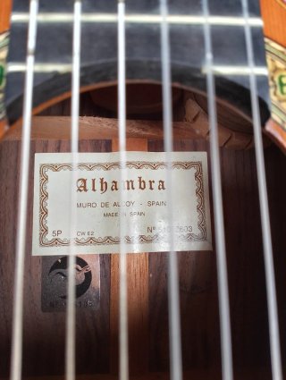 Guitarra Alhambra 5P Amplificada