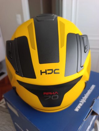 Casco HJC RPHA 70 Amarillo/Negro, talla S