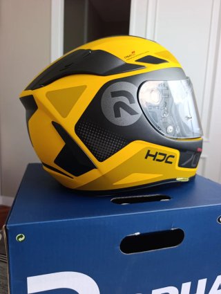 Casco HJC RPHA 70 Amarillo/Negro, talla S
