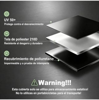 Funda impermeable para moto o bicicleta