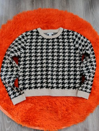 Conjunto jersey y falda pata de gallo