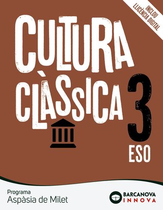 Libro de texto cultura clàssica 3r ESO - Barcanova