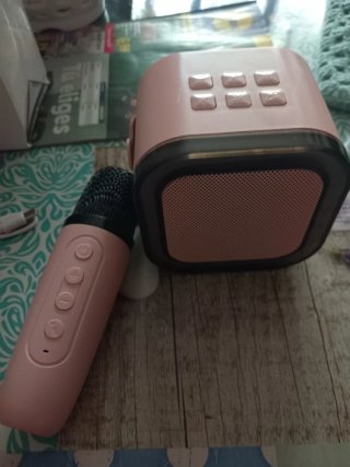 Karaoke Bluetooth Rosa