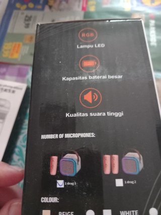 Karaoke Bluetooth Rosa