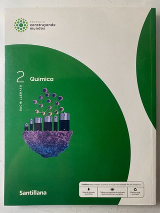 Libro Química 2 Bachillerato. Editorial Santillana