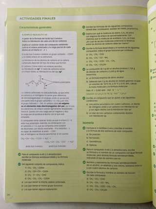 Libro Química 2 Bachillerato. Editorial Santillana