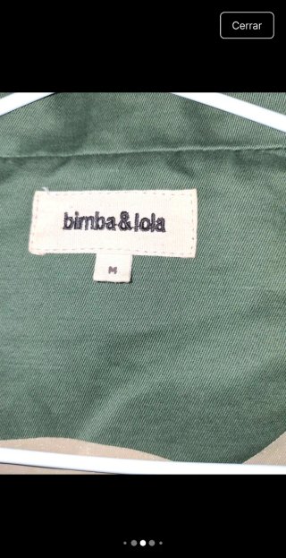 Chaqueta militar Bimba y Lola verde