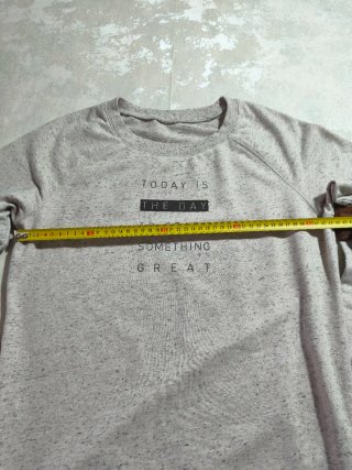 Camisola Cinza com Frase Motivacional