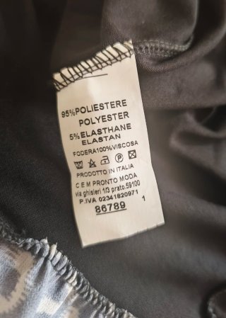 Vestido volantes estampado