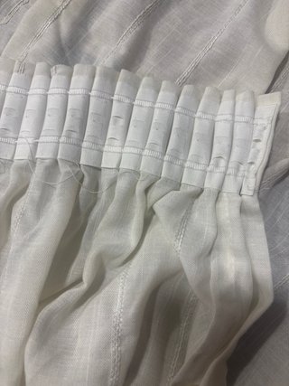 Tessuto bianco per tende