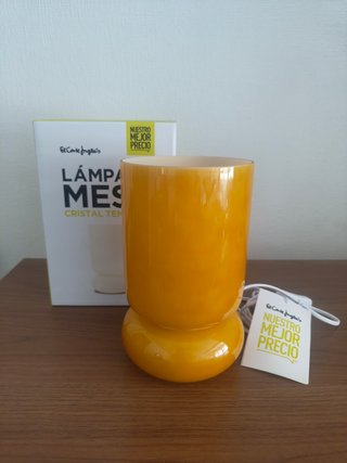 Lámpara mesa Lara. El Corte Inglés. No Ikea. Nueva
