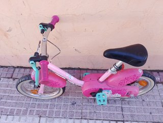 Bicicleta infantil rosa 2-5 años