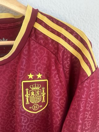 Camiseta España Adidas Granate Talla L