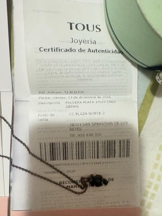 Pack Joyería Tous: Collar, Anillo y Pulsera oferta