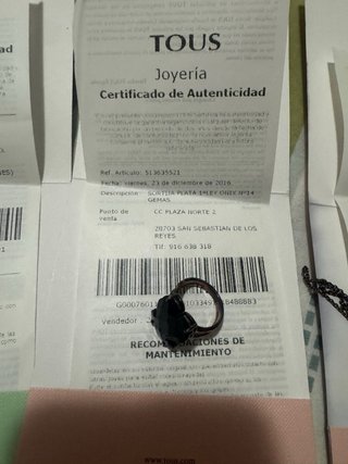 Pack Joyería Tous: Collar, Anillo y Pulsera oferta