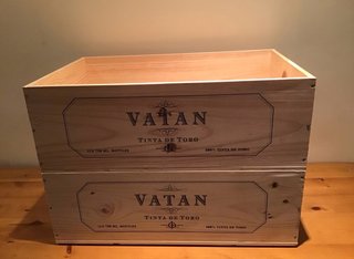 2 Cajas de madera tipo baul XL