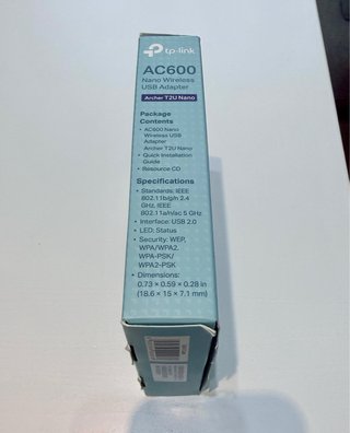 Adaptador WiFi TP-Link AC600 Nano USB