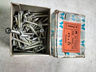 Tirafondos 4'5 x 35 mm ( 3 cajas )