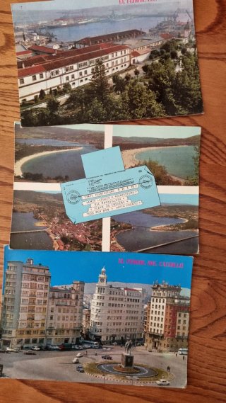Lote de 3 postales antiguas de España