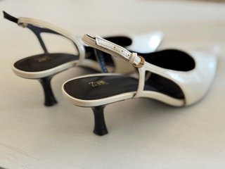 Zapatos Tacón blancos Zara 36 nuevos
