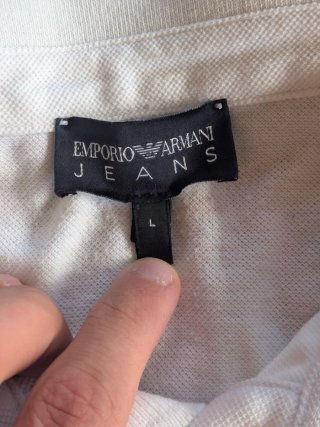 Polo Manga Larga Emporio Armani Talla L