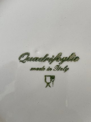 Vajilla Italiana Quadrifoglio 48 Piezas 12servicio
