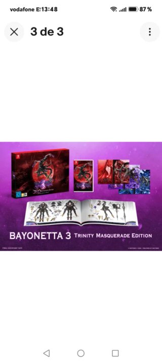 Bayonetta 3 Trinity Masquerade Edition Nintendo Sw