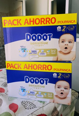 Fraldas Dodot Sensitive T2 - 2x174