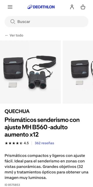 Prismáticos Senderismo Quechua