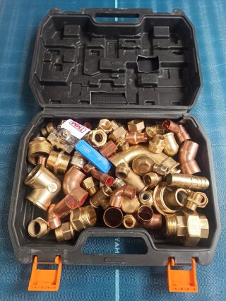 Lote Fontanería Latón y Cobre