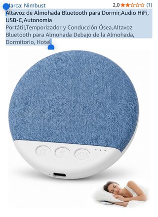 Altavoz Almohada Bluetooth Troliver Azul