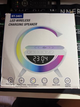 Altavoz Bluetooth, Lámpara y Despertador
