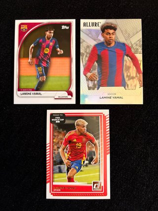 Lote Cromos Lamine Yamal FC Barcelona y España