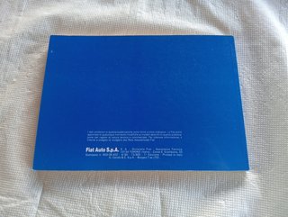 Libretto Uso e Manutenzione Fiat Croma 1990