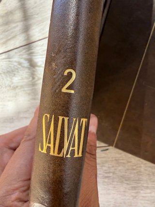 3 libros salvat enciclopedia fauna vintage