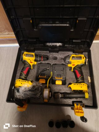 Kit Taladro y Pistola Impacto 2 Baterías