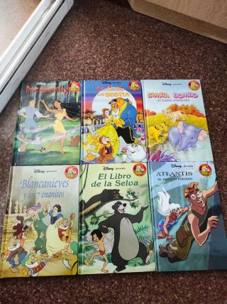 Lote de 16 libros Disney + 1 de regalo.