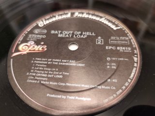 Vinilo Meat Loaf - Bat Out Of Hell