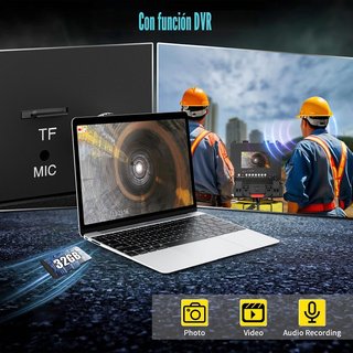 Cámara Tuberías 30M IP68 DVR 7