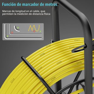 Cámara Tuberías 30M IP68 DVR 7