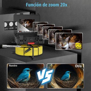 Cámara Tuberías 30M IP68 DVR 7
