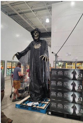 Esqueleto Segador Animado Halloween