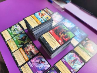 Lote 465 Cartas Lorcana Disney repetidas.