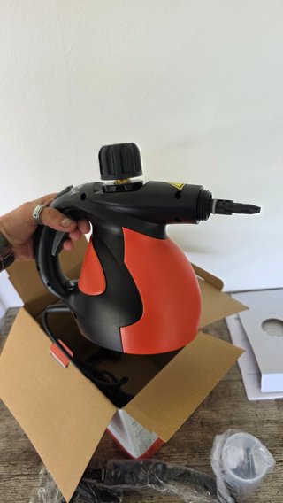 Limpiador Vapor Mano DF-928A + 9 Accesorios