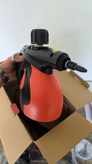 Limpiador Vapor Mano DF-928A + 9 Accesorios