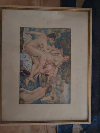Cuadro de figuras desnudas